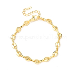 Браслеты из латунной цепочки для женщин&nbsp;BJEW-C140-02G