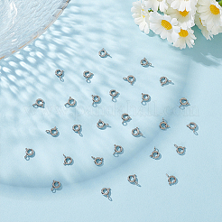 30 шт. пружинные застежки-кольца из нержавеющей стали 316 FIND-UN0016-21