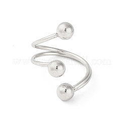 Кольца-манжеты круглые открытые из нержавеющей стали марки 304&nbsp;RJEW-S418-05P