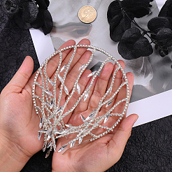 Резинки для волос со стразами для женщин и девочек&nbsp;AJEW-WH20033-105