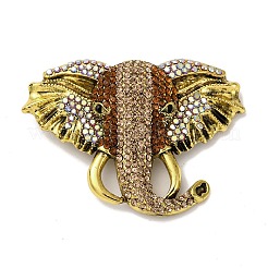 Сплав горный хрусталь брошь&nbsp;LS-JEWB-K027-08AG