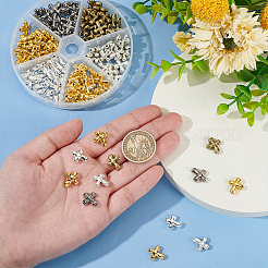 120 шт. 6 цвета бусины из сплава в тибетском стиле&nbsp;FIND-HY0003-59