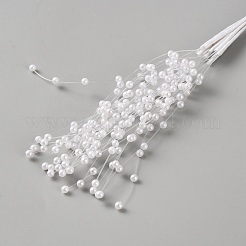 Пластиковые искусственные жемчужные бусины букеты&nbsp;AJEW-WH20020-394A