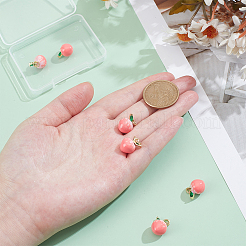 6шт латунные подвески из кубического циркония с микро-паве&nbsp;KK-PH0012-73