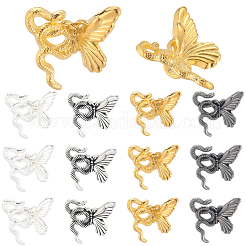 120шт бусины из сплава 4 цветов&nbsp;FIND-SC0017-96