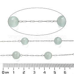 Нержавеющая сталь 304 со стеклянными звеньями «кошачий глаз»&nbsp;CHS-G038-08P-03