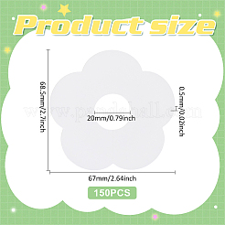 Бумажные подвески для бокалов для вина&nbsp;AJEW-WH0009-60B-01