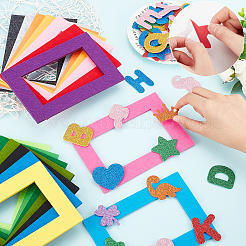 32 шт. прямоугольная рамка из шерстяного фетра для новорожденных&nbsp;DIY-CA0004-52