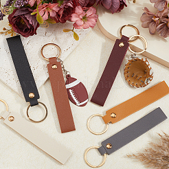6 цвет брелок из искусственной кожи&nbsp;KEYC-SC0001-26