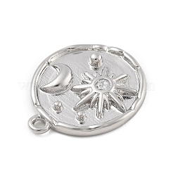 Латунные микро проложить кубического циркония подвески&nbsp;KK-D283-32P-02