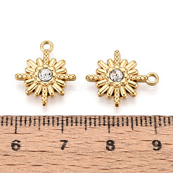 Подвески из нержавеющей стали 304 со стразами&nbsp;STAS-I322-33G-02