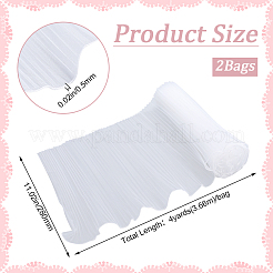 2 пакет органза цветочный букет упаковочная бумага&nbsp;DIY-GF0009-61B-03