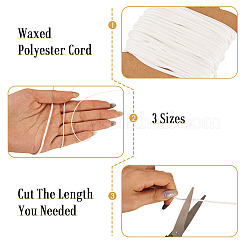 60м 3 стиля экологически чистый корейский вощеный полиэстеровый шнур&nbsp;YC-TA0001-11A