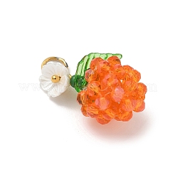 Прозрачные стеклянные подвески&nbsp;PALLOY-MZ00905-02