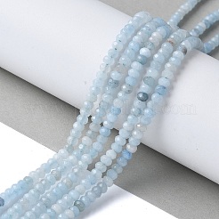 Окрашенная натуральная малайзия жадеит бусины пряди&nbsp;G-E316-2x4mm-61