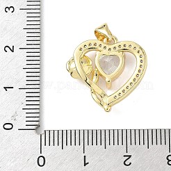 Латунные микро проложить кубического циркония подвески&nbsp;KK-L239-040G