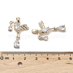 Латунь со стеклянными подвесками k9&nbsp;KK-Z031-11KCG