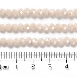 Гальванические непрозрачные стеклянные бусины&nbsp;LS-EGLA-A035-P4mm-A05