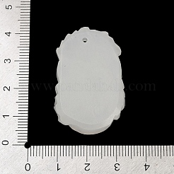 Резные подвески из натурального белого нефрита&nbsp;LS-G-S384-01I