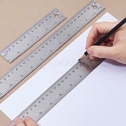 3 шт. 3 стиля линейки из нержавеющей стали и пробки&nbsp;AJEW-DC0001-94