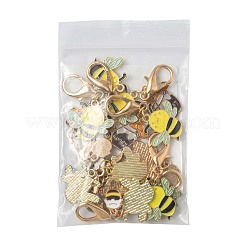 10шт 2 стиля подвеска из сплава эмали украшения&nbsp;HJEW-FS00090