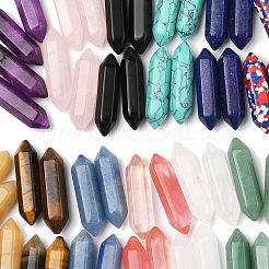 5 шт окрашенных синтетических бирюзовых лечебных камней&nbsp;G-FS0005-83G