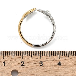 Открытые кольца-манжеты из нержавеющей стали 304 с микропаве из кубического циркония&nbsp;RJEW-P180-05A