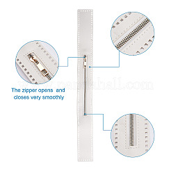2 шт. двухцветная нейлоновая молния с латунной фурнитурой&nbsp;DIY-GN0001-01