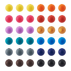 120шт 12 цвета силиконовые бусины&nbsp;SIL-TA0001-18