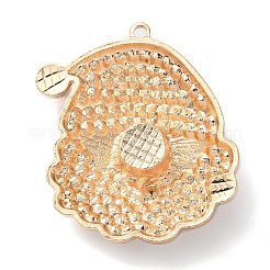 Рождественские подвески из цинкового сплава со стразами&nbsp;LS-PALLOY-K008-01E-KCG