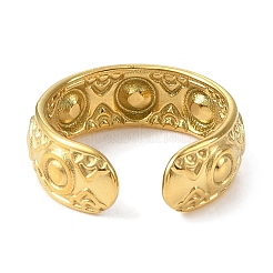 Кольца-манжеты из нержавеющей стали 304 со стразами для женщин&nbsp;RJEW-F166-34G