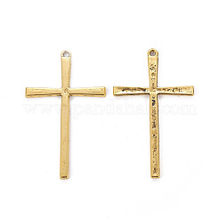 Тибетский стиль крест сплава большие кулоны&nbsp;LS-TIBEP-EAAA0100Y-AG-FF