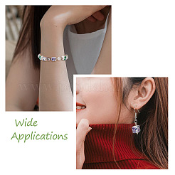 72 шт. 4-цветные нити фарфоровых керамических бусин ручной работы&nbsp;PORC-FW0001-01