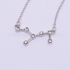 Кулоны из сплава со стразами&nbsp;NJEW-WH0007-02H