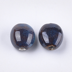 Фарфоровые бусины ручной работы&nbsp;PORC-S498-26D