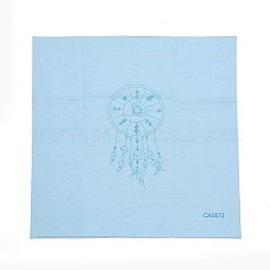 Тканая сетка/паутина своими руками с набором для вышивания узором из перьев&nbsp;DIY-O021-19B