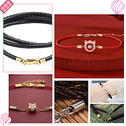 50 шт. 5-х цветные наконечники для шнура из нержавеющей стали 304&nbsp;STAS-DC0003-66