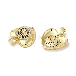 Латунные микро проложить кубического циркония подвески&nbsp;KK-C058-15G