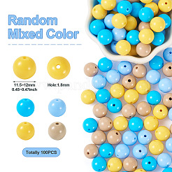 Непрозрачные акриловые бусины&nbsp;OACR-TAC0014-06J