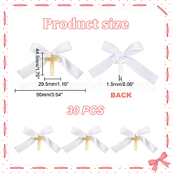 30шт крест акриловые подарочные бирки&nbsp;DIY-AB00007