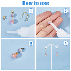 40 шт. 4 латунных держателя для колышков&nbsp;KK-HY0001-93