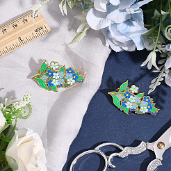 2 шт. эмалевых булавок «Незабудка»&nbsp;JEWB-ME0001-26