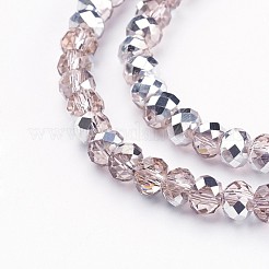 Гальванические стеклянные бусины&nbsp;X-GR6MMY-19S