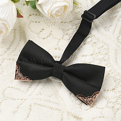 1 шт. полиэстеровые галстуки-бабочки для жениха&nbsp;AJEW-SP0003-33