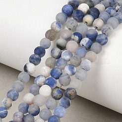 Природный содалит бисер нитей&nbsp;G-T106-211