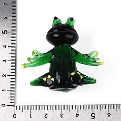 Украшения для выставки лягушек ручной работы в виде лэмпворка&nbsp;LAMP-N028-30