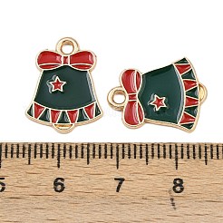 Рождественские эмали сплава подвески&nbsp;FIND-I067-02KCG-04A