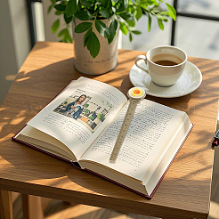 Наборы для самостоятельного изготовления овальных и плоских круглых закладок с цветком&nbsp;DIY-SC0032-08