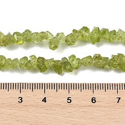 Природный перидот бисер нитей&nbsp;G-P332-48-01