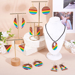 Подвески из смолы и ореха&nbsp;DIY-TA0011-03A